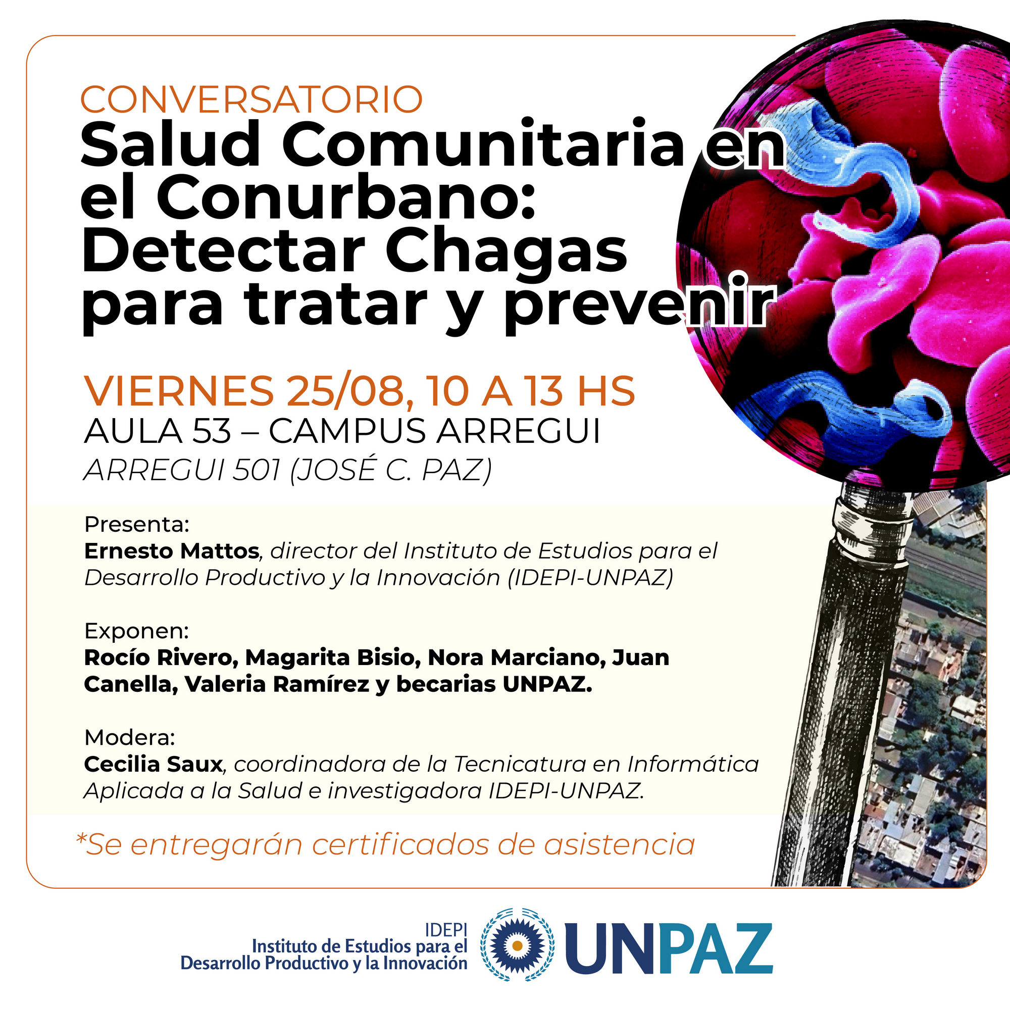 Conversatorio Salud Comunitaria En El Conurbano Detectar Chagas Para